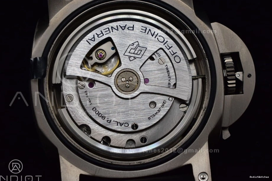 PAM389 P.9000 Best 1:1 Edition 1003 BestValue V VSF Clone Rubber on O Strap Black Super 1018
